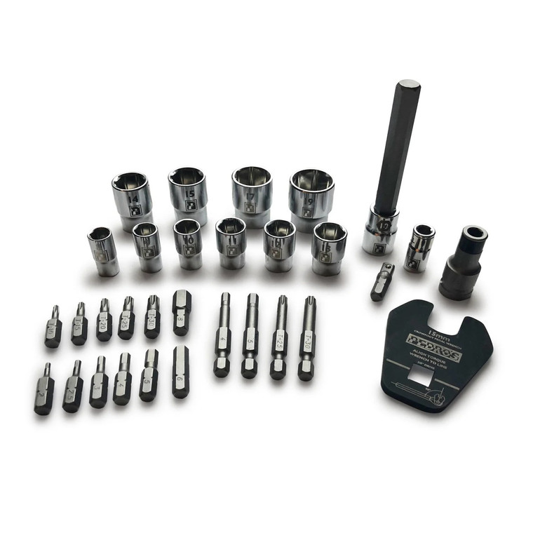Pedro's Pro Bit and Socket Set 31 piece