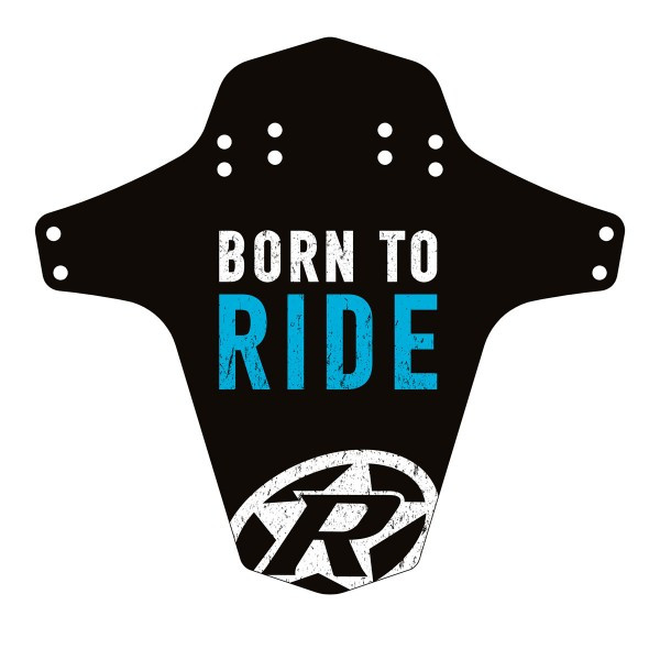 Reverse Mud guard MTB Bike Born to Ride Black Light Blue