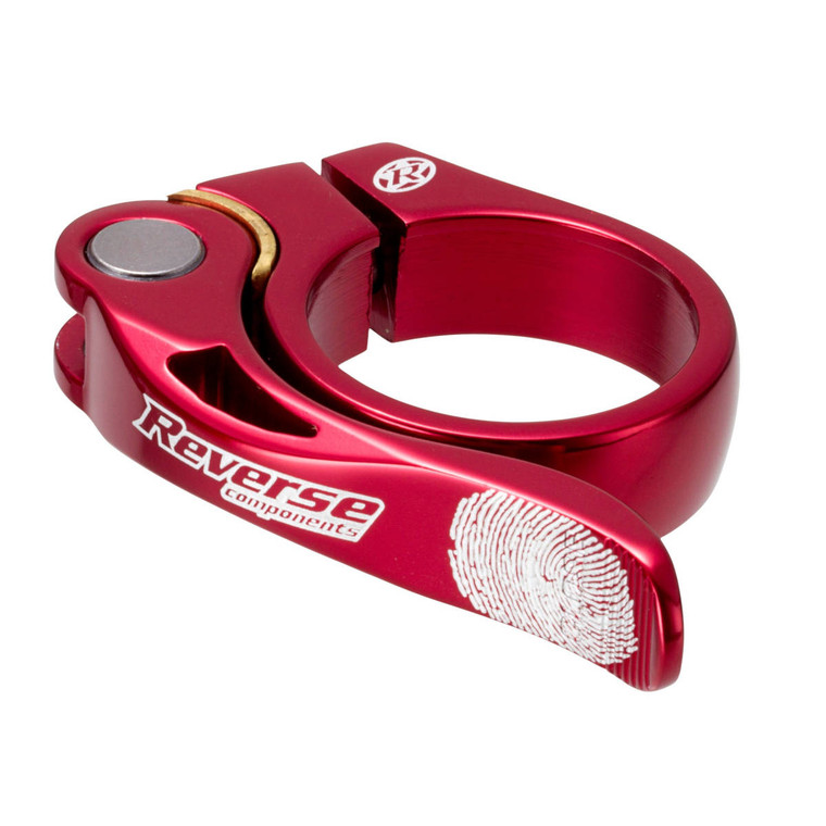 Reverse Seat Post Clamp - Long Life 31.8mm Red
