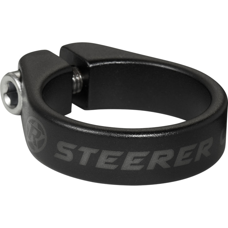 Reverse Steerer Clamp 1 1/8" Black