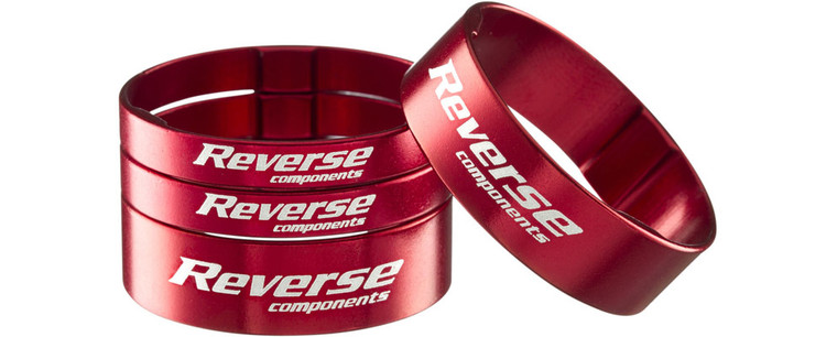 Reverse Stem Spacer Set Red