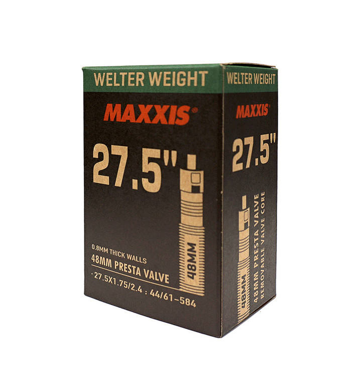 Maxxis Welterweight 27.5 x 1.75/2.40 FV 0.8mm Wall 48mm Presta Valve 188g Tube