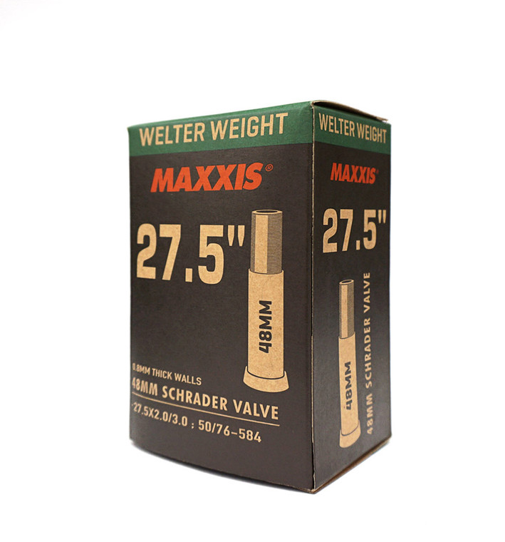 Maxxis Welterweight 27.5 x 2.0/3.0 SV 0.8mm Wall 48mm Schrader Valve 225g Tube