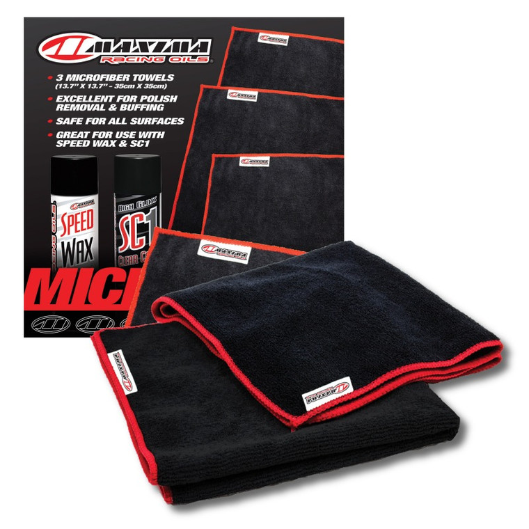 Maxima Bike Micro Fiber Towel 3 Pack