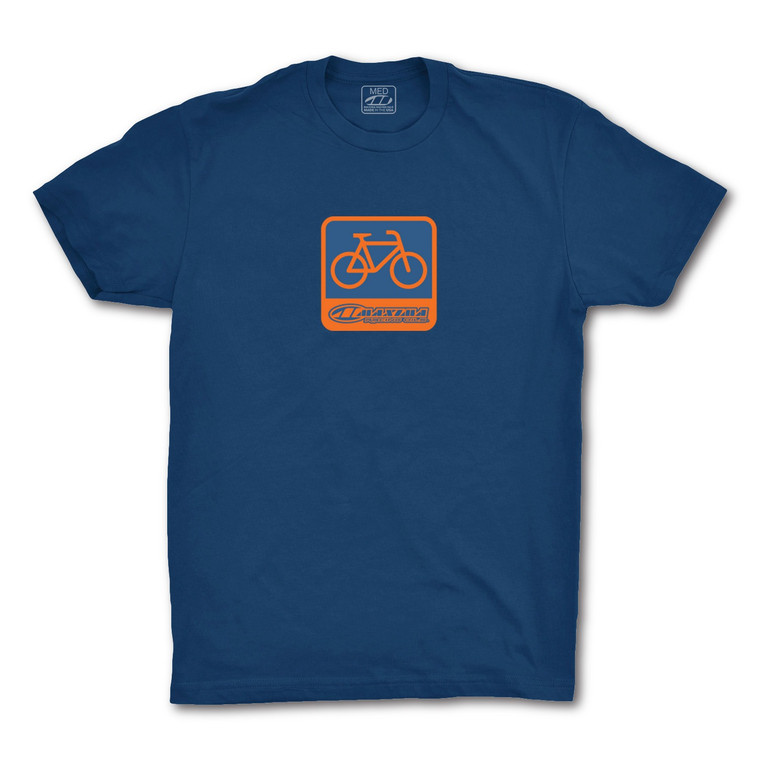 Maxima Bike Oils Sign T-Shirt Cool Blue Small