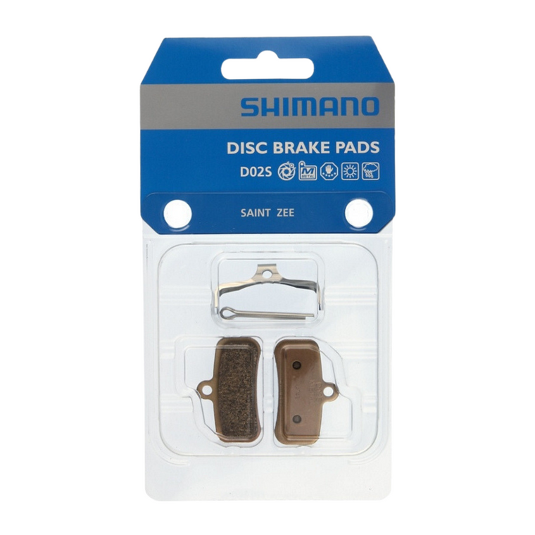 Shimano Disc Brake Pads D02S w/o Fin 4-Piston Metal