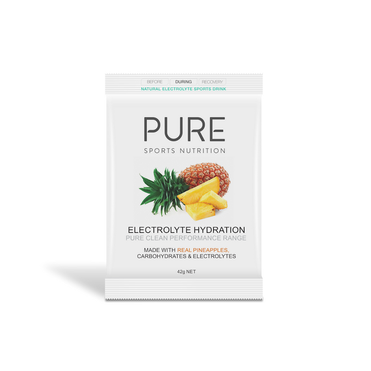 PURE Electrolyte Hydration Single Serve Sachet 42g Pineapple