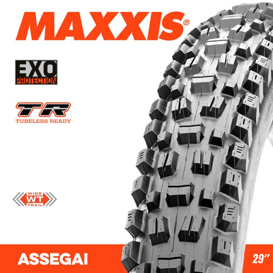 Maxxis Assegai 29 x 2.50 WT EXO TR Foldable MTB Tyre
