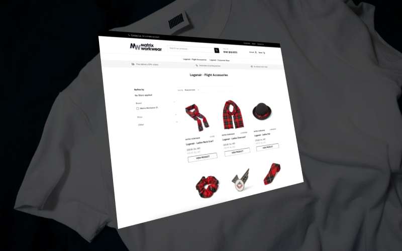Matrix Workwear Corporate Portal