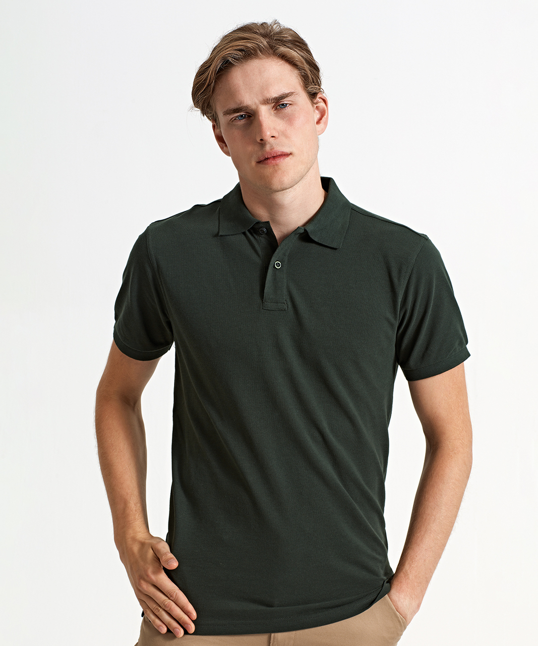 Men’s polycotton blend polo