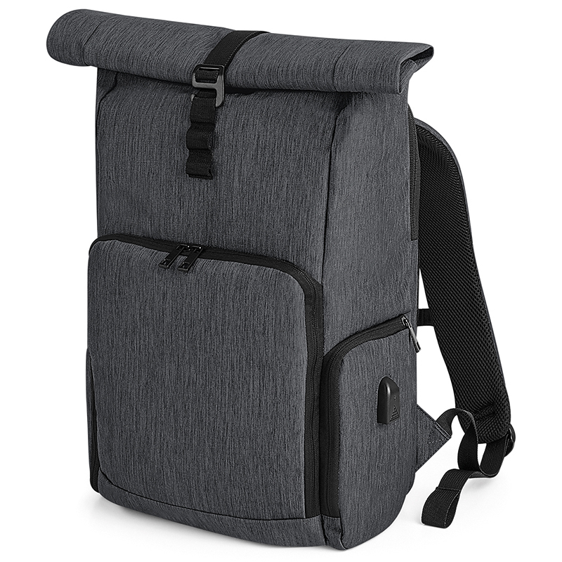 Q-Tech charge roll-top backpack