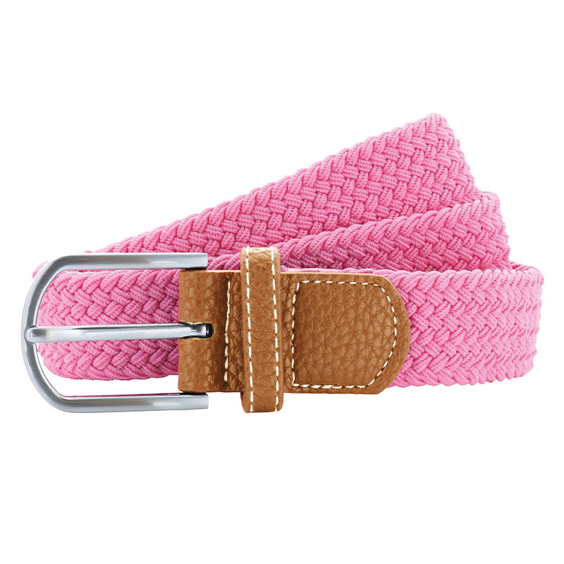 Braid stretch belt