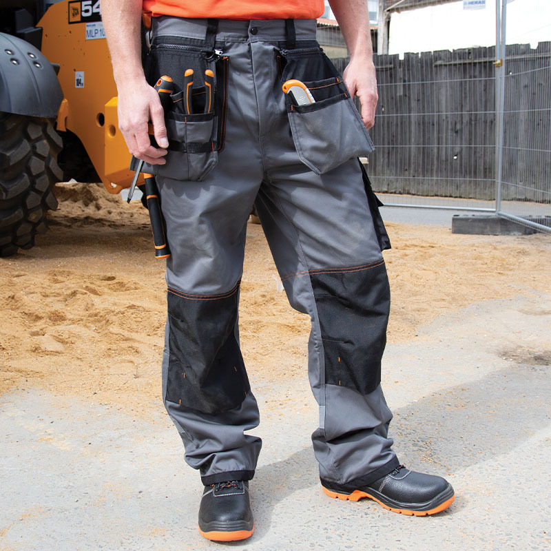 Work Wear Cargo Pants R323X Result Work-Guard Lite X-Over Holster Trousers 