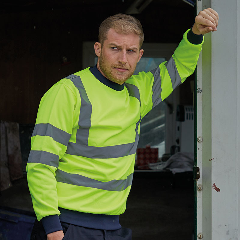 High visibility sweatshirt