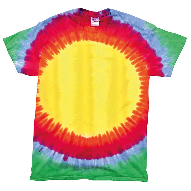 Kids rainbow sunburst T