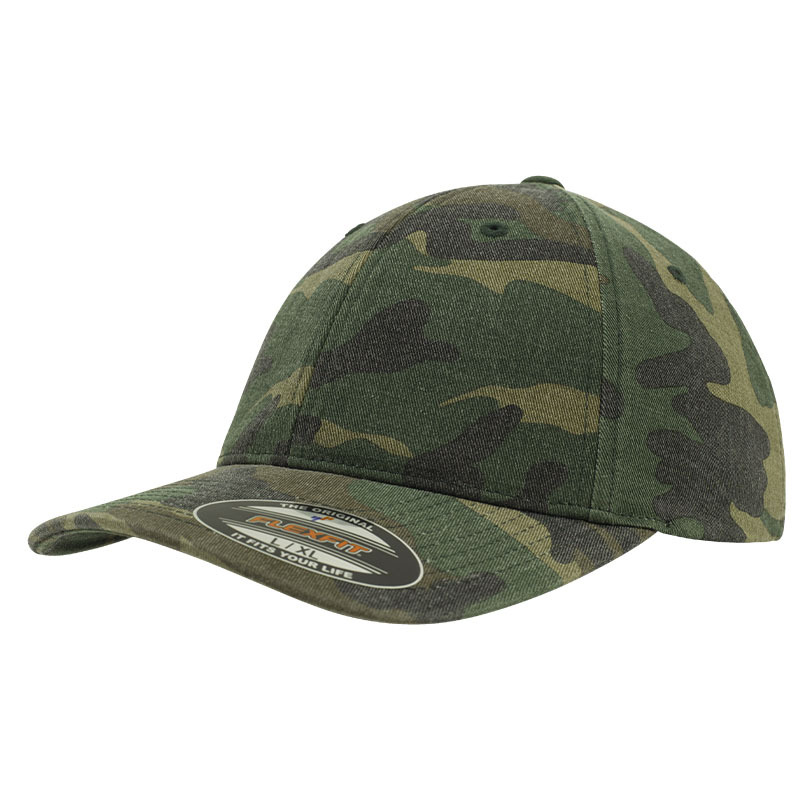 Flexfit garment washed camo (6977CA)