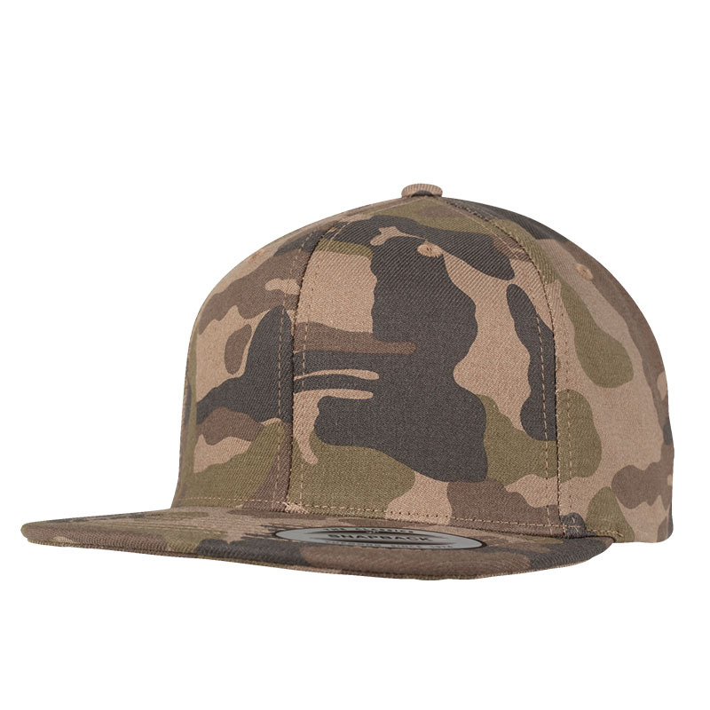 Cotton camo snapback (6089FC)