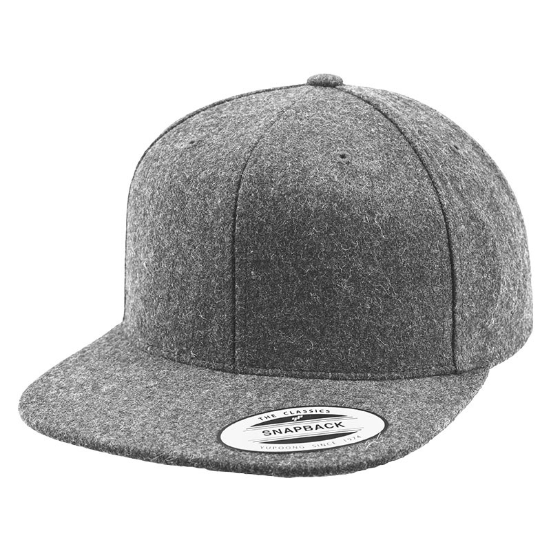 Melton wool snapback (6689M)