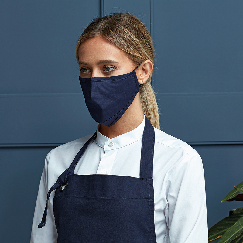 Protective 3-layer fabric mask