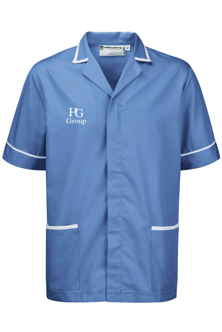 HG Health - Male Healthcare Tunic - Hospital Blue