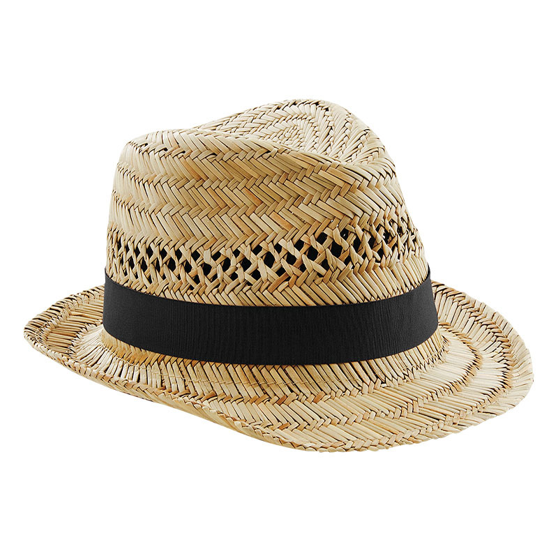 Straw summer trilby