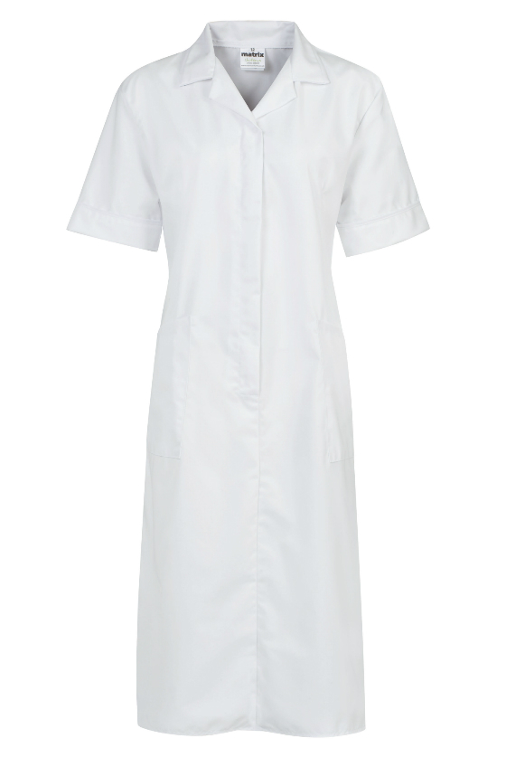Curve - Classic healthcare Tunic with Action Back - White