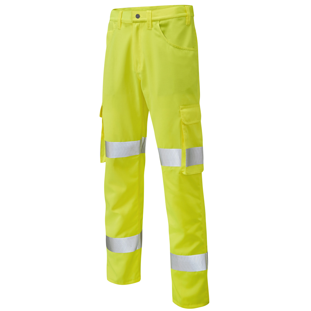 YELLAND ISO 20471 Cl 1 Lightweight Poly/Cotton Cargo Trouser