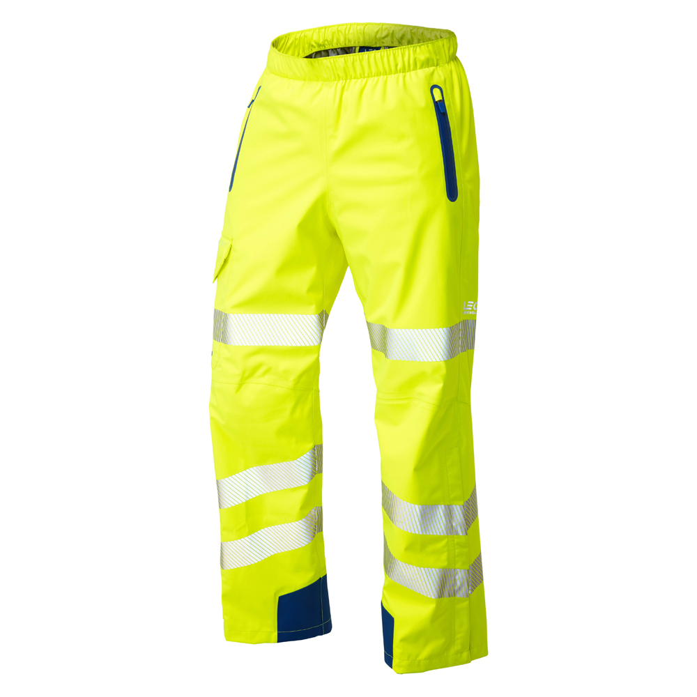 LUNDY ISO 20471 Cl 2 High Performance Waterproof Overtrouser