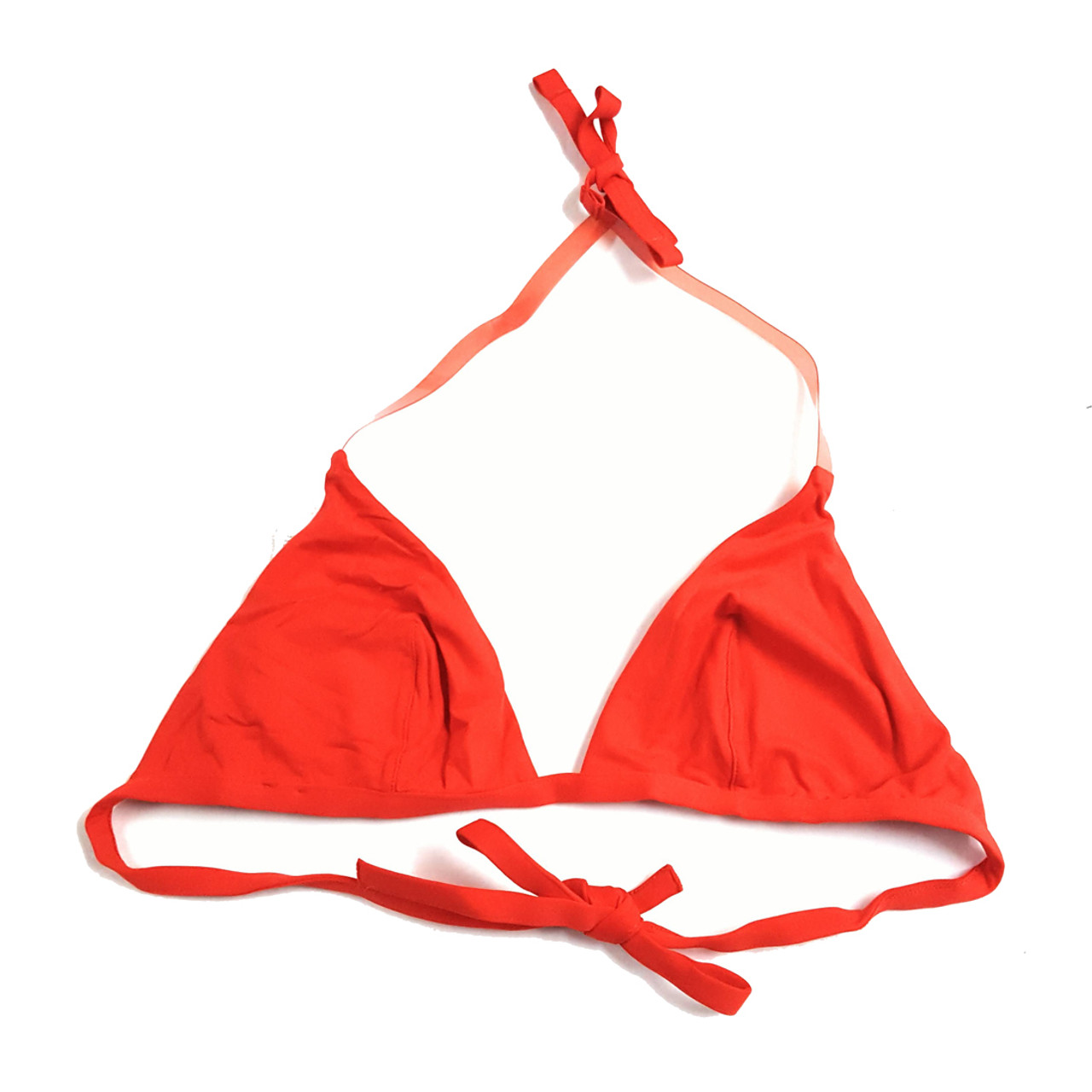rol emotioneel Persona La Peria Plastic Straps Triangle Women's Bikini Top, Red, 34 - Discount  Scrubs and Fashion