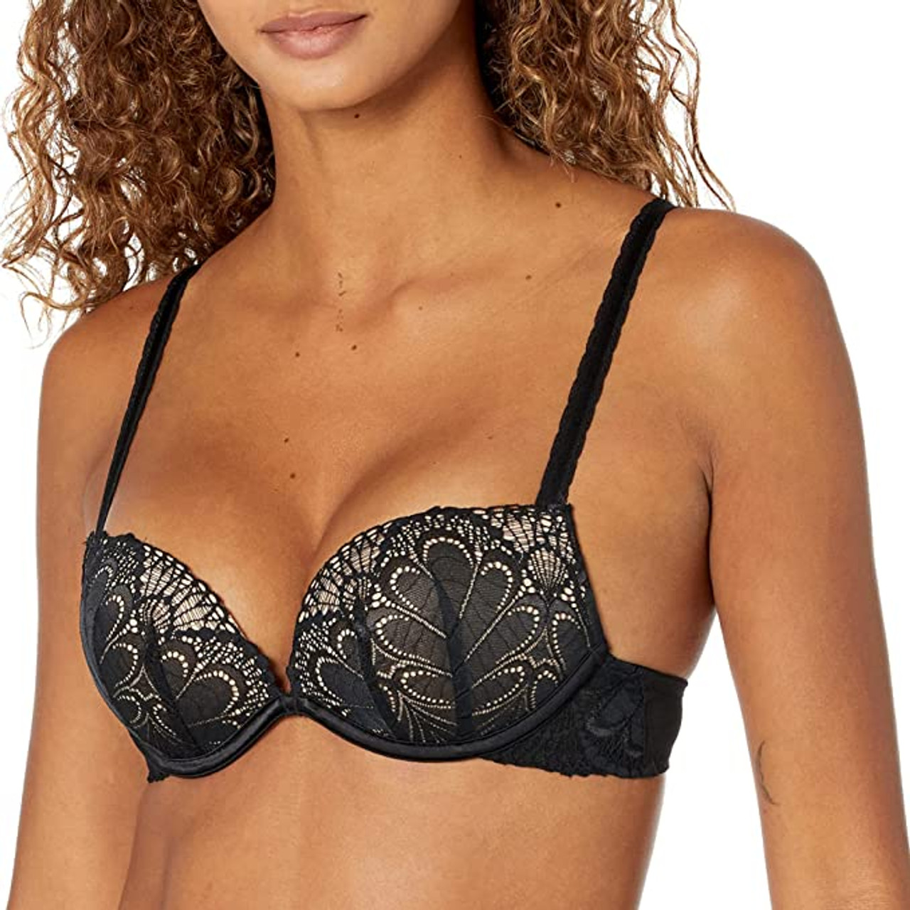 Wonderbra Women's Refined Glamour Full Effect Push-up Bra, Ivory, 36D