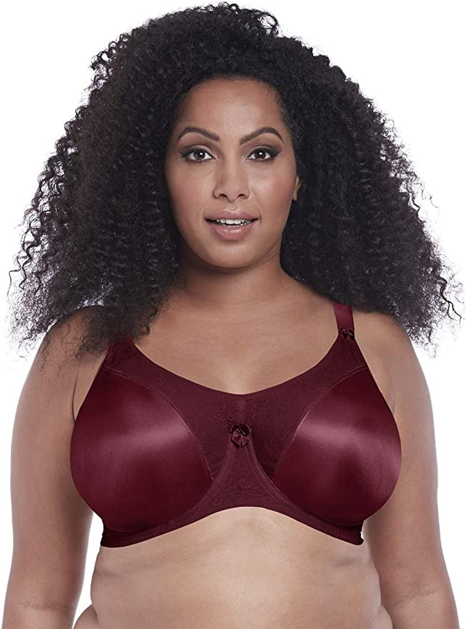 Goddess Seamless Banded Full Coverage Underwired Bra, Cabernet, 38C -  Discount Scrubs and Fashion