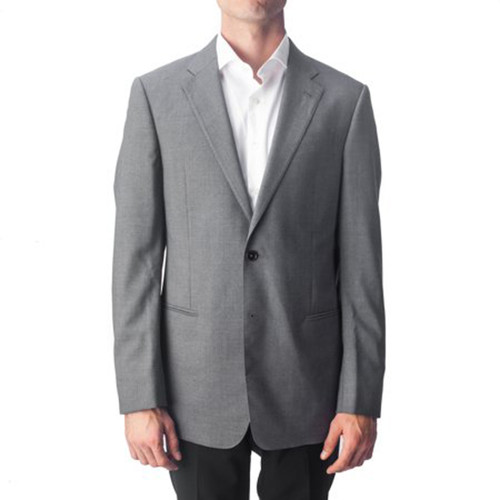 Armani Collezioni Men's G-Line Two Button Wool Suit Jacket, Grey, 42R