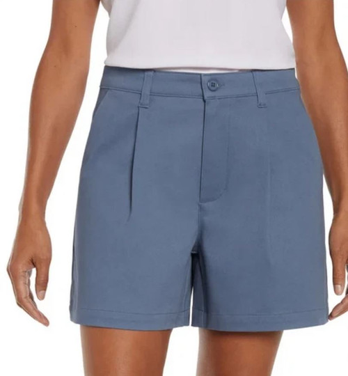 Banana Republic Women's Pleat Front Shorts, Blue, 14