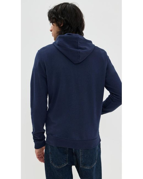 Marine Layer Men's True Navy Sunset Pullover Hoodie, L