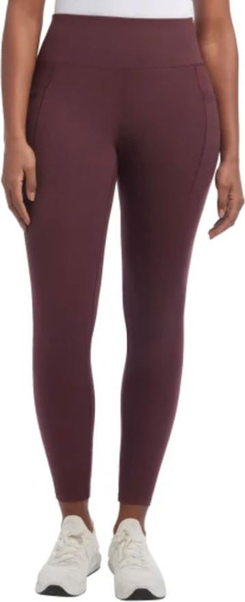 Danskin Women's Brushed Satin Stitch 7/8 Legging, Sassafras, Small