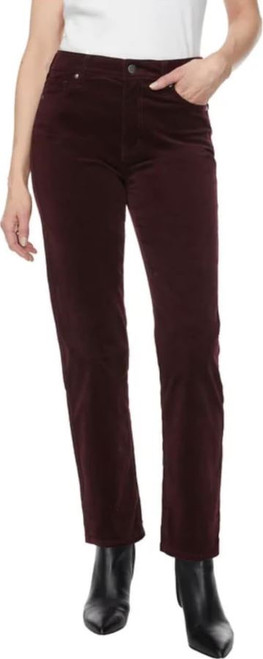 Buffalo David Bitton Women's Stretch Straight Leg Corduroy Pant, Mulberry, 10/30