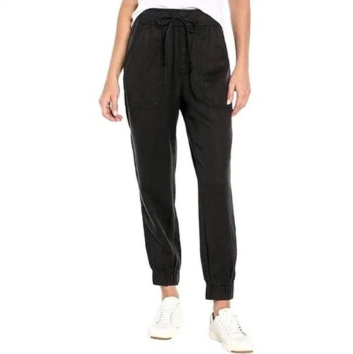 Buffalo David Bitton Women's Soft Tencel Pull On Jogger, Black, 2X-Large