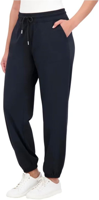 Sage Collective Women's Stretch Relaxed Jogger Pant, Black, XXL