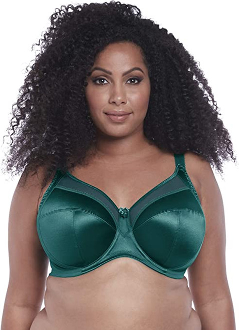 Goddess Women's Keira Underwire Banded Bra, Sea Green, 38DD