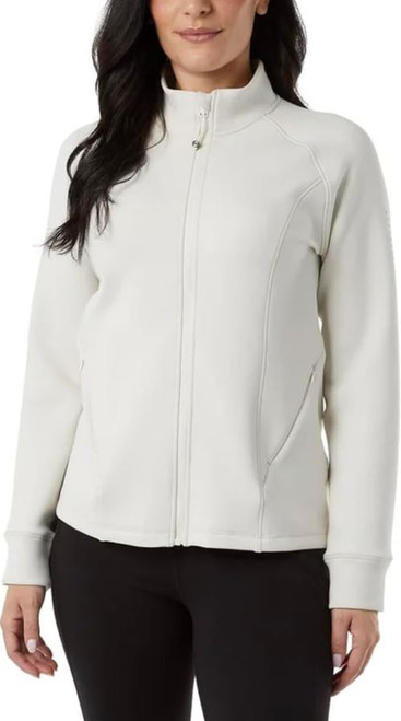 32 Degrees Heat Women's Full Zip Active Tech Jacket, Tan, Medium