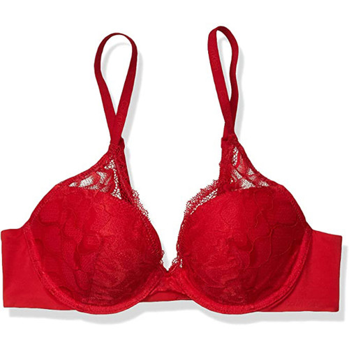 Calvin Klein Women's Perfectly Fit Lace Lined Plunge Bra