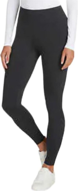 Matty M Women’s Stretch High Rise Pull On Legging, Dark Charcoal, 2X-Large
