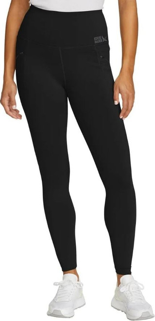 Eddie Bauer Women's Stretch Moisture Wicking Trail Leggings, Black, Medium