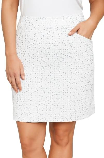 S.C. & CO. Women's Tummy Control Skirt Pebble, X-Large