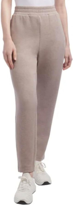 Danskin Women's Luxe Retro Jogger Sweatpant, Brown, Large