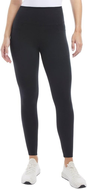 Danskin Leggings for Women Workout Yoga Pants High Waisted Active, Black, X-Small