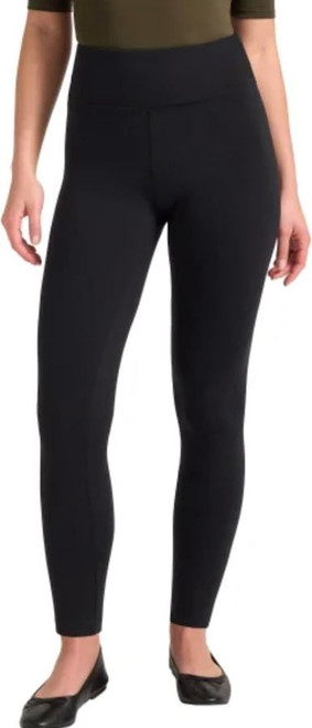 Matty M Women’s Stretch High Rise Pull On Legging, Black, 2X-Large