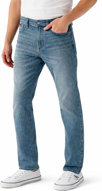 Calvin Klein Men's High Stretch Straight Fit Denim Jean, Liberty, 36W X 30L