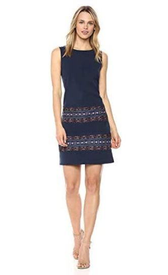 Desigual Women's Oliveiro Sleeveless Dress, Navy, 38
