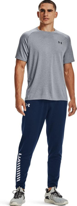 Under Armour Men's Tech 2.0 Short-Sleeve T-Shirt, Steel Light Heather/Black, 3X-Large